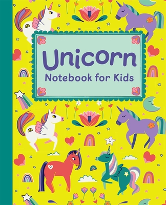 Unicorn Notebook for Kids: Featuring cute unicorn art and lined, blank, graphed and bulleted pages perfect for journaling and doodling! Cover Image