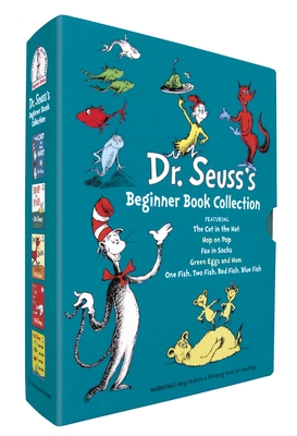 Dr. Seuss's Beginner Book Boxed Set Collection: The Cat in the Hat; One Fish Two Fish Red Fish Blue Fish; Green Eggs and Ham; Hop on Pop; Fox in Socks (Beginner Books(R)) By Dr. Seuss Cover Image