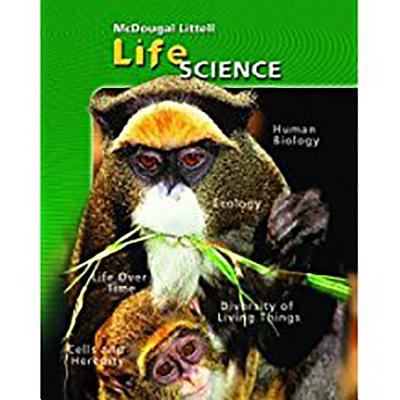 Test Prep Workbook Grade 7: Life Science (McDougal Littell Science) Cover Image