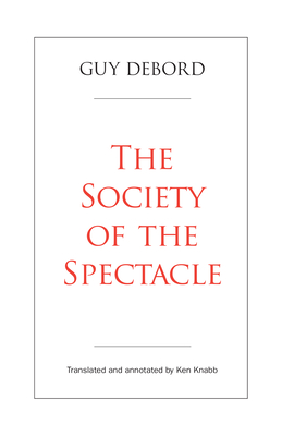 The Society of the Spectacle Cover Image