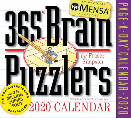 Mensa 365 Brain Puzzlers Page-A-Day Calendar 2020 Cover Image