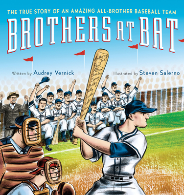 Cover for Brothers at Bat: The True Story of an Amazing All-Brother Baseball Team