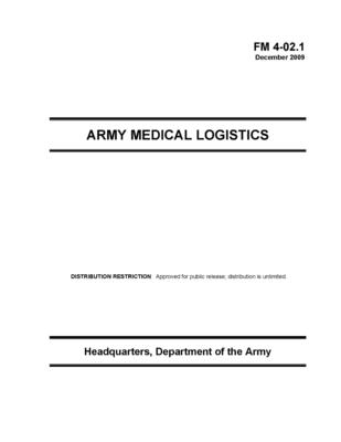 FM 4-02.1 Army Medical Logistics Cover Image