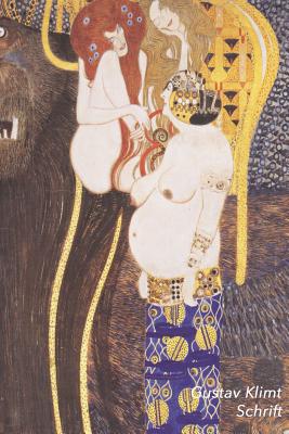 Gustav Klimt Schrift: Beethovenfries Artistiek Dagboek Ideaal Voor School, Studie, Recepten of Wachtwoorden Stijlvol Notitieboek voor Aantek By Studio Landro Cover Image