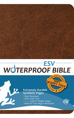 Waterproof Bible-Esv-Brown Cover Image