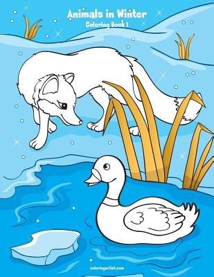 Animals in Winter Coloring Book 1 (Paperback) | Books and Crannies