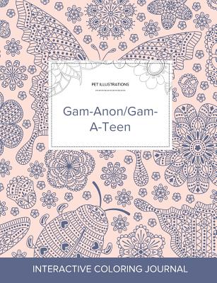 Adult Coloring Journal: Gam-Anon/Gam-A-Teen (Pet Illustrations, Ladybug) Cover Image