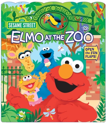 Sesame Street: Elmo at the Zoo (Open Door Book #1) By Christopher Moroney (Illustrator), Lori C. Froeb Cover Image