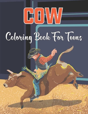 Cow Coloring Book for Teens: An Adult Cow Coloring Book Designs with Mandala Style Patterns for relaxation (cow coloring book) . Vol-1 Cover Image