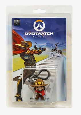 Overwatch McCree Comic Book and Backpack Hanger By Robert Brooks Cover Image