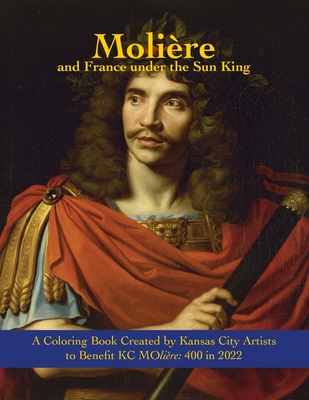 Molière and France under the Sun King: A Coloring Book Cover Image