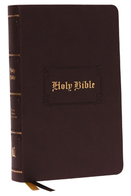 Kjv, Personal Size Large Print Reference Bible, Vintage Series, Leathersoft, Brown, Red Letter, Comfort Print: Holy Bible, King James Version By Thomas Nelson Cover Image