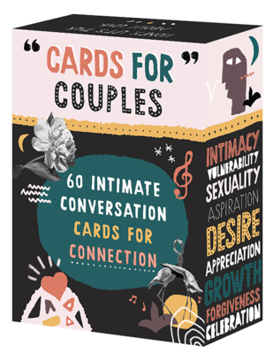 Cards for Couples: 54 Prompts for Intimate Conversations Cover Image