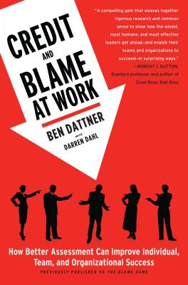 Cover for Credit and Blame at Work
