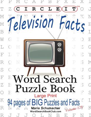 Circle It, Television Facts, Word Search, Puzzle Book Cover Image