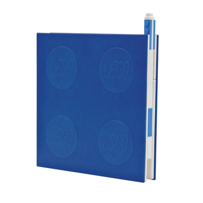 Lego 2.0 Locking Notebook with Gel Pen - Blue By Santoki (Created by) Cover Image