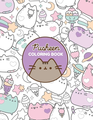 Pụshéen's Coloring Book: Pụshéen's Coloring Books With High Quality Coloring Pages for Toddlers By Lacie Hussey Cover Image