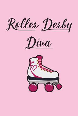 Roller Derby Diva Dot Grid Notebook By Derby Queen Essentials Cover Image
