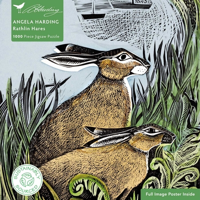 Adult Sustainable Jigsaw Puzzle Angela Harding: Rathlin Hares: 1000-pieces. Ethical, Sustainable, Earth-friendly (1000-piece Sustainable Jigsaws)