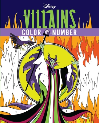 Disney Villains Color-by-Number By Editors of Thunder Bay Press Cover Image