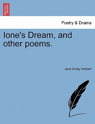 Cover for Ione's Dream, and Other Poems.