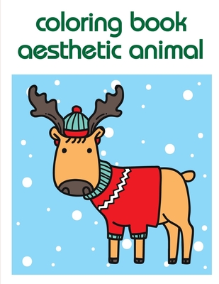 coloring book aesthetic animal: Creative haven christmas inspirations coloring book (Wild Life #6) By Creative Color Cover Image