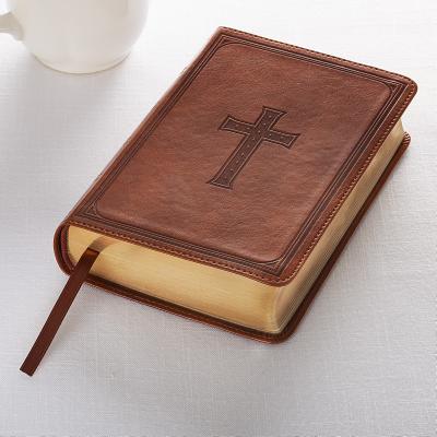 KJV Compact Large Print Lux-Leather Tan Cover Image