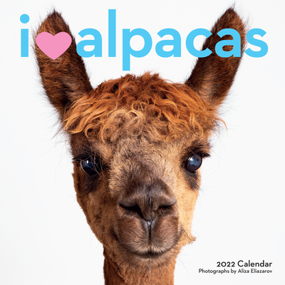 I Heart Alpacas Wall Calendar 2022 Cover Image