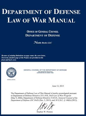 Department of Defense Law of War Manual Cover Image