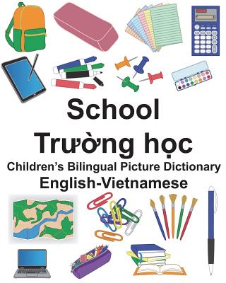 English-Vietnamese School Children's Bilingual Picture Dictionary Cover Image