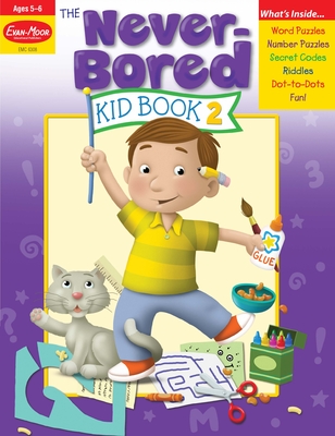 The Never-Bored Kid Book 2, Age 5 - 6 Workbook Cover Image