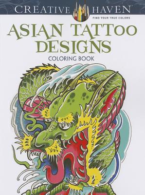 Asian Tattoo Designs Coloring Book