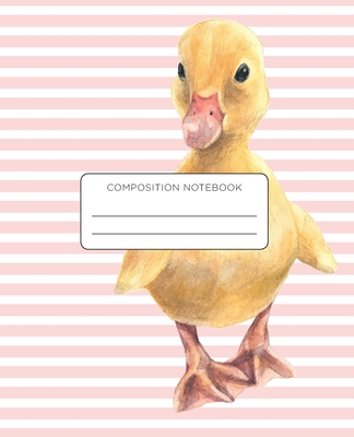 Composition Notebook: Baby Duck School Notebook with Wide Ruled Paper for Middle, Elementary, High School and College Cover Image