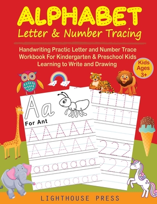 Letter Tracing Workbook for Kids, Alphabet Handwriting Practice workbook,  Pre K