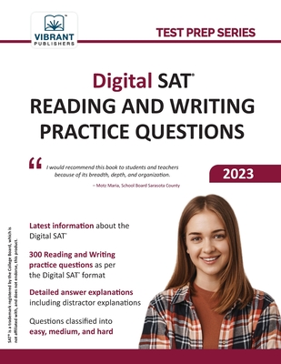 Digital SAT Reading and Writing Practice Questions (Test Prep) Cover Image
