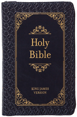 KJV Holy Bible Zip Midnight  Cover Image