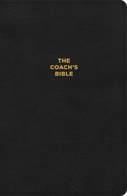 CSB Coach's Bible, Black Leathertouch: Devotional Bible for Coaches (Fca) Cover Image