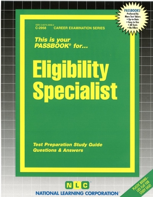 Eligibility Specialist: Passbooks Study Guide (Career Examination Series) Cover Image