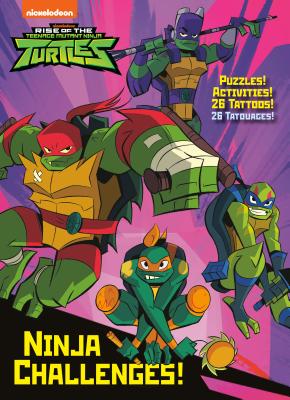 Ninja Challenges! (Rise of the Teenage Mutant Ninja Turtles) By Random House, Random House (Illustrator) Cover Image