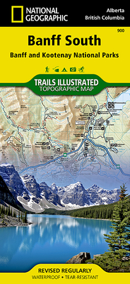 Banff South Map [Banff and Kootenay National Parks] (National Geographic Trails Illustrated Map #900)