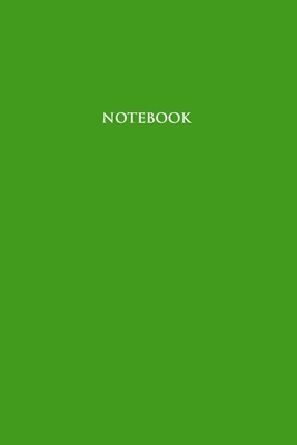 Notebook: College Wide Ruled Notebook - Medium (6 x 9) inches) - 110 Numbered Pages - Green Softcover By Great Lines Cover Image