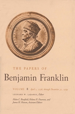 Cover for The Papers of Benjamin Franklin, Vol. 8