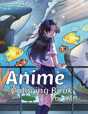 Anime coloring book for kids: Over 70 japanese anime coloring pages, for  teens too (Paperback), Octavia Books