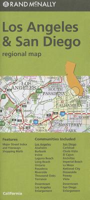 Rand McNally Los Angeles & San Diego, California Regional Map By Rand McNally (Manufactured by) Cover Image