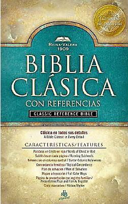 RV 1909 Biblia Clásica con Referencia, negro tapa dura Cover Image