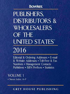 Publishers, Distributors & Wholesalers in the Us - 2 Volume Set, 2016 Cover Image