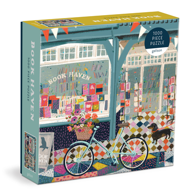 Book Haven 1000 Piece Puzzle In Square Box By Galison, Victoria Ball (By (artist)) Cover Image