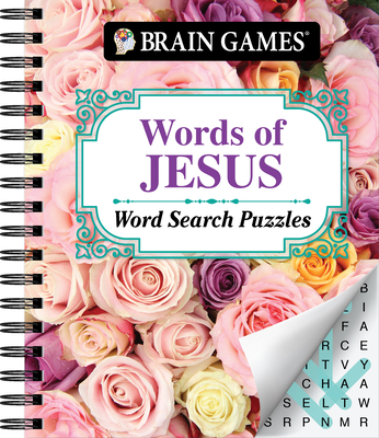 Brain Games - Words of Jesus Word Search Puzzles Cover Image