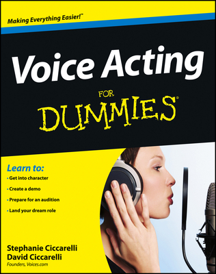 Voice Acting For Dummies By David Ciccarelli, Stephanie Ciccarelli Cover Image