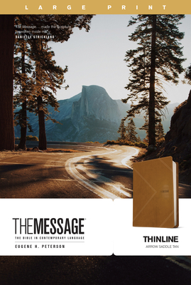 The Message Thinline, Large Print (Leather-Look, Arrow Saddle Tan) Cover Image